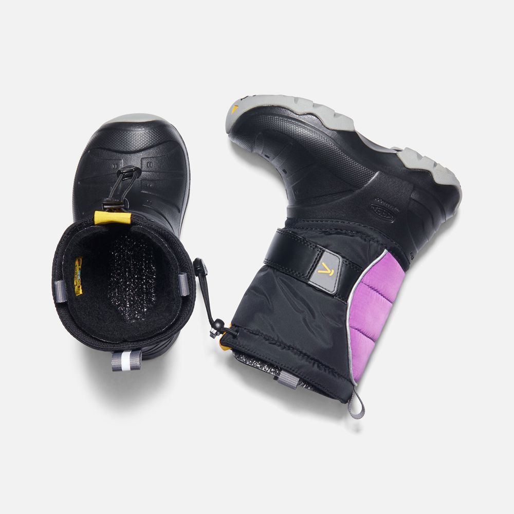 Bottes de Neige Keen Enfant Noir/Violette | Lumi Ii Waterproof | FMWBN-1948